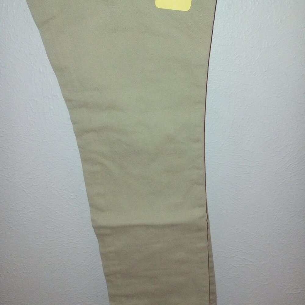 Gap Kids Youth Size Small 7/8 Inside Elastic w Button Tan Twill Pants NWT - Picture 3 of 4